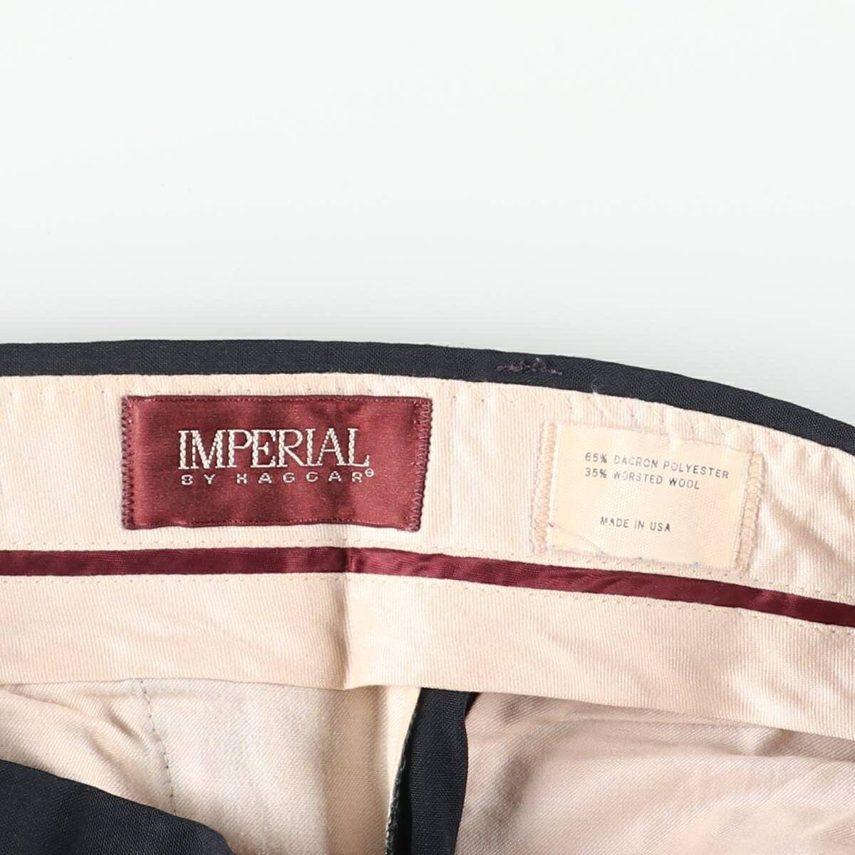 古着 ハガー HAGGAR IMPERIAL ツータック スラックスパンツ USA製 メンズw32相当 /eaa612050 【中古】 【260214】 【SS2606_10 jam-ing-11537917 古着屋JAM サンプル画像3