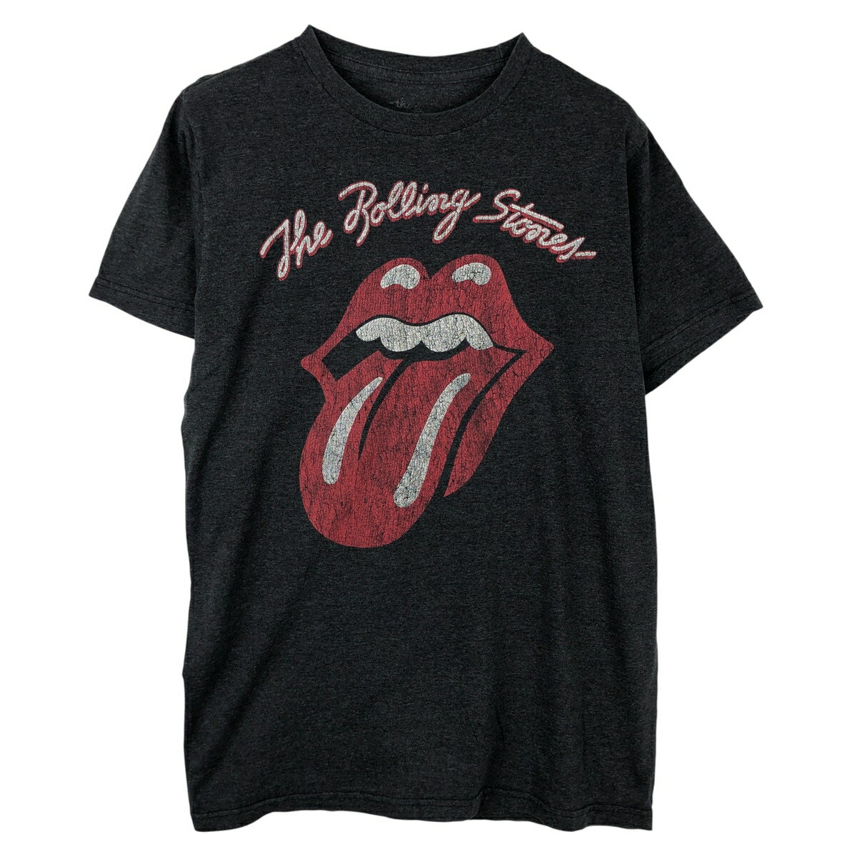Rakuten - 古着 The Rolling Stones ローリングストーンズ バンドTシャツ バンT メンズM相当 /eaa612144 【中古】 【260214】 ブラック系 春夏秋