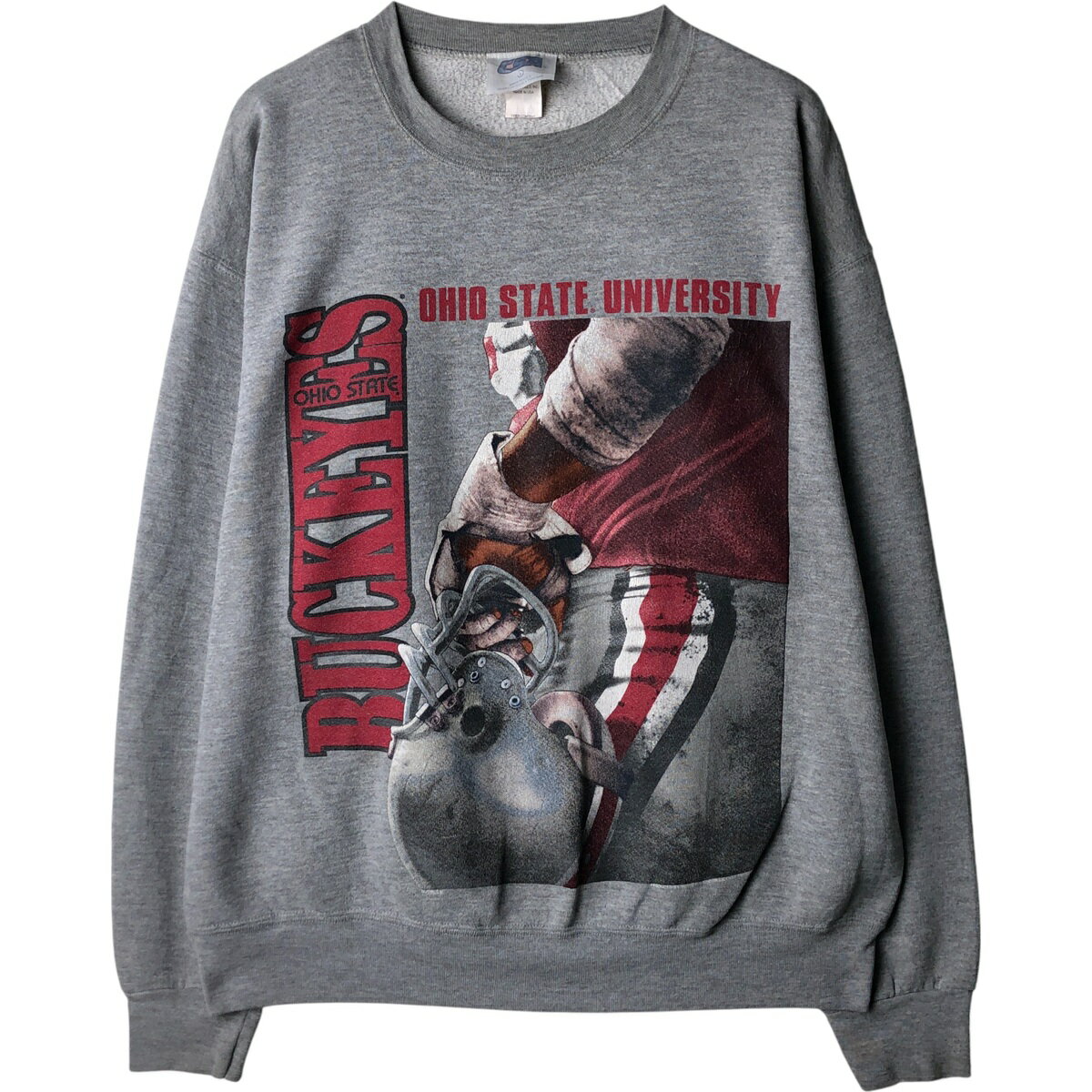 古着 CSA OHIO STATE オハイオ州立大学 カレッジスウェットシャツ トレーナー USA製 メンズL相当 ヴィンテージ /eaa612205 【中古】 【..
