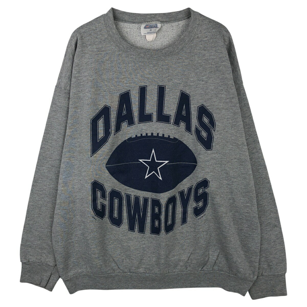 Rakuten - 古着 90'S CSA NFL DALLAS COWBOYS ダラスカウボーイズ プリントスウェットシャツ トレーナー USA製 メンズXL相当 ヴィンテージ /eaa612206 【中古】 【260213】 グレー系 春夏秋冬