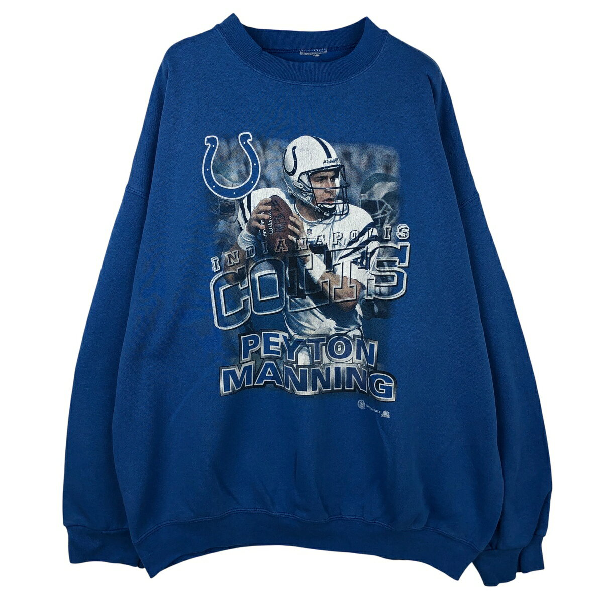 乐天商城 - 古着 00'S NFL INDIANAPOLIS COLTS インディアナポリスコルツ プリントスウェットシャツ トレーナー メンズXXL相当 /eaa612216 【中古】 【260213】 【SS2606_10