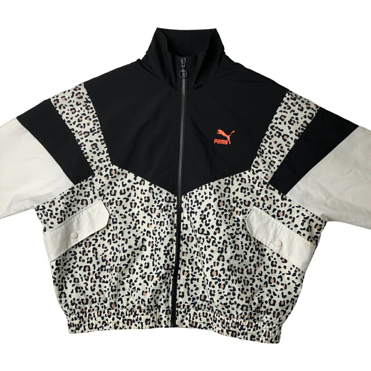 古着 プーマ PUMA レオパード柄 ヒョウ柄 ウインドブレーカー レディースXL相当 /eaa612230 【中古】 【260227】 【Elulu/エルル】