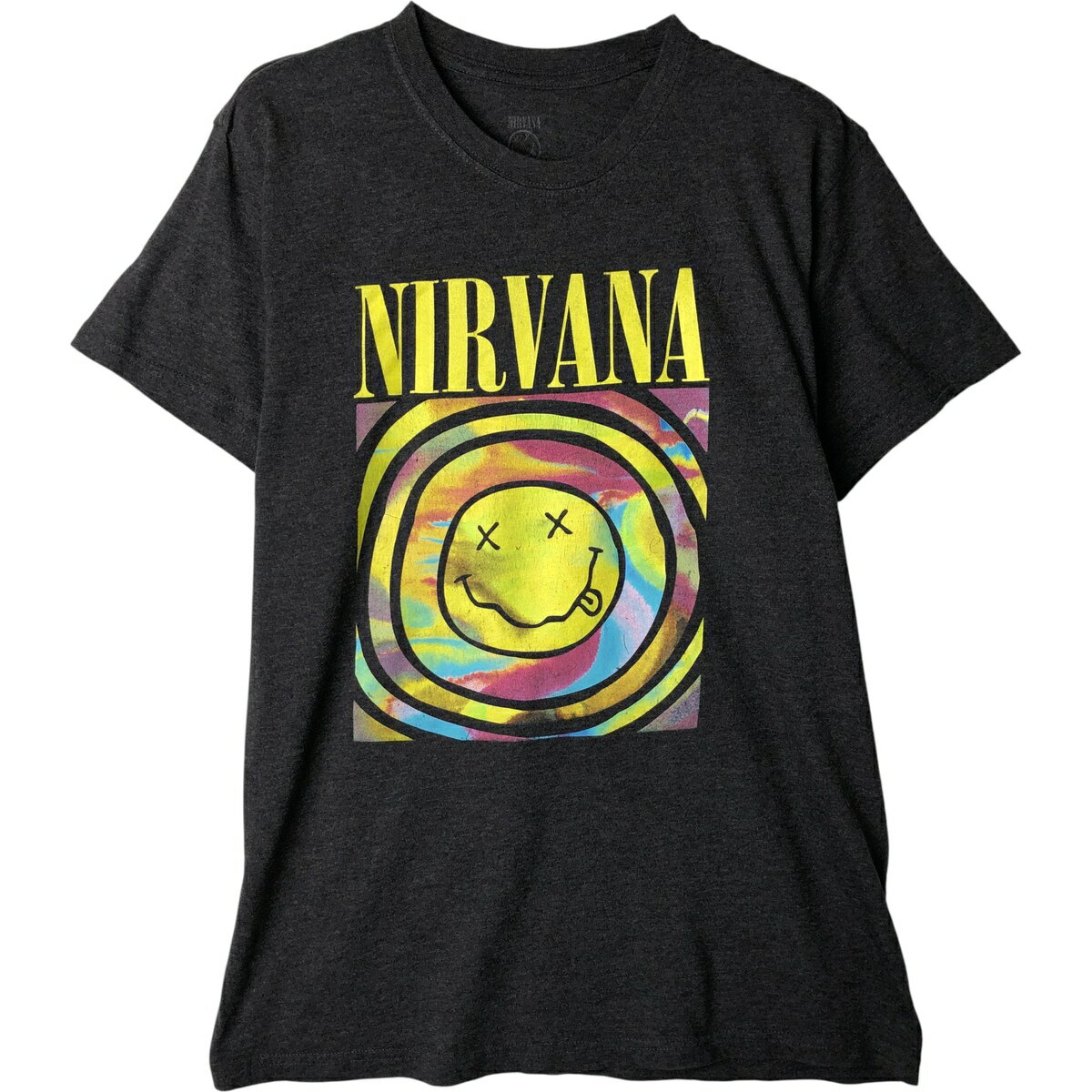 Rakuten - 古着 NIRVANA ニルヴァーナ バンドTシャツ バンT メンズXL相当 /eaa612267 【中古】 【260217】 ブラック系 春夏秋