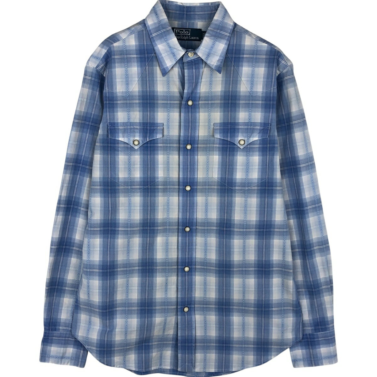 古着 ラルフローレン Ralph Lauren POLO by Ralph Lauren WESTERN 総柄 長袖 ウエスタンシャツ メンズL相当/eaa620104 古着 ラルフローレン Ralph Lauren POLO by WESTERN 総柄 長袖