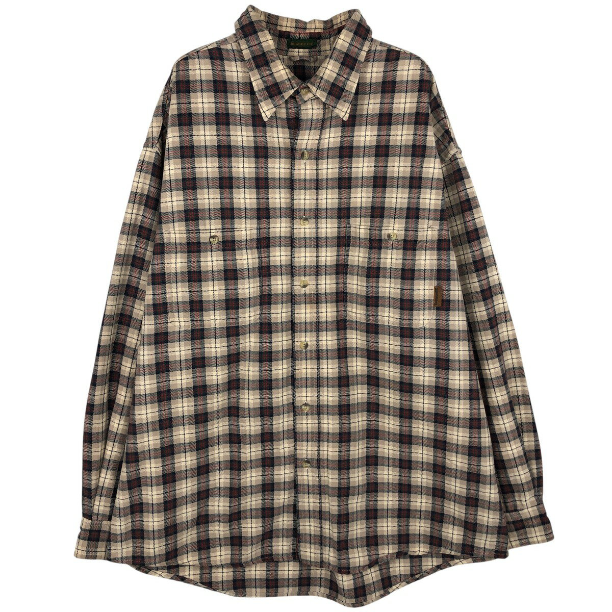 古着 90~00'S ティンバーランド Timberland RUGGED FIT 長袖 コットンチェックシャツ メンズXL相当 /eaa612416 【中古】 【260210】