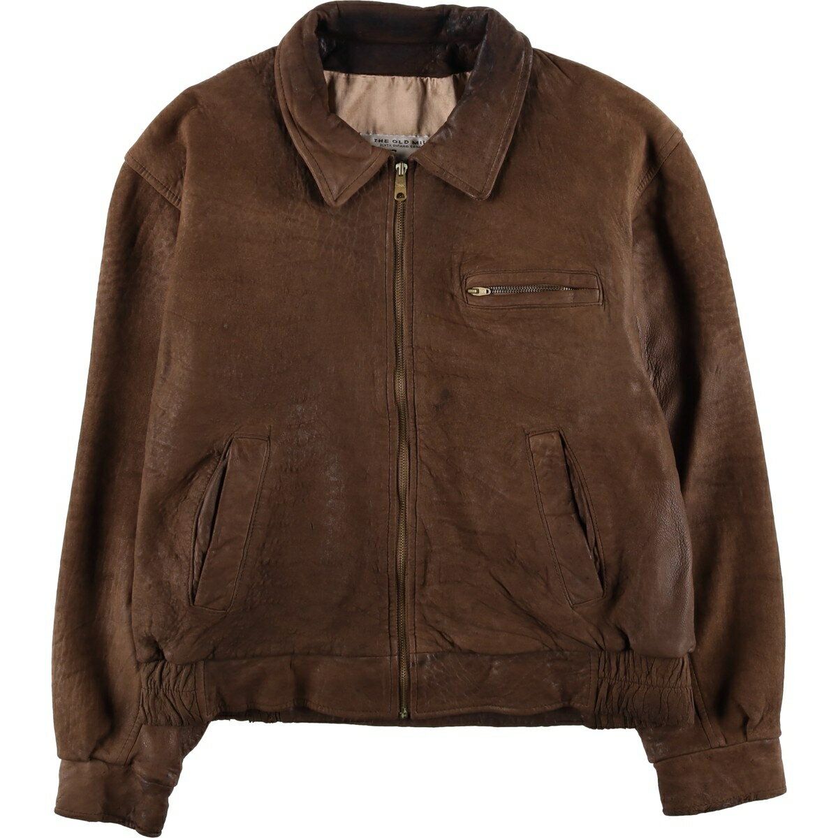 Rakuten - 古着 Glen Laine スイングトップタイプ レザーブルゾン カナダ製 メンズL相当 /eaa612564 【中古】 【260220】 ブラウン系 春秋冬