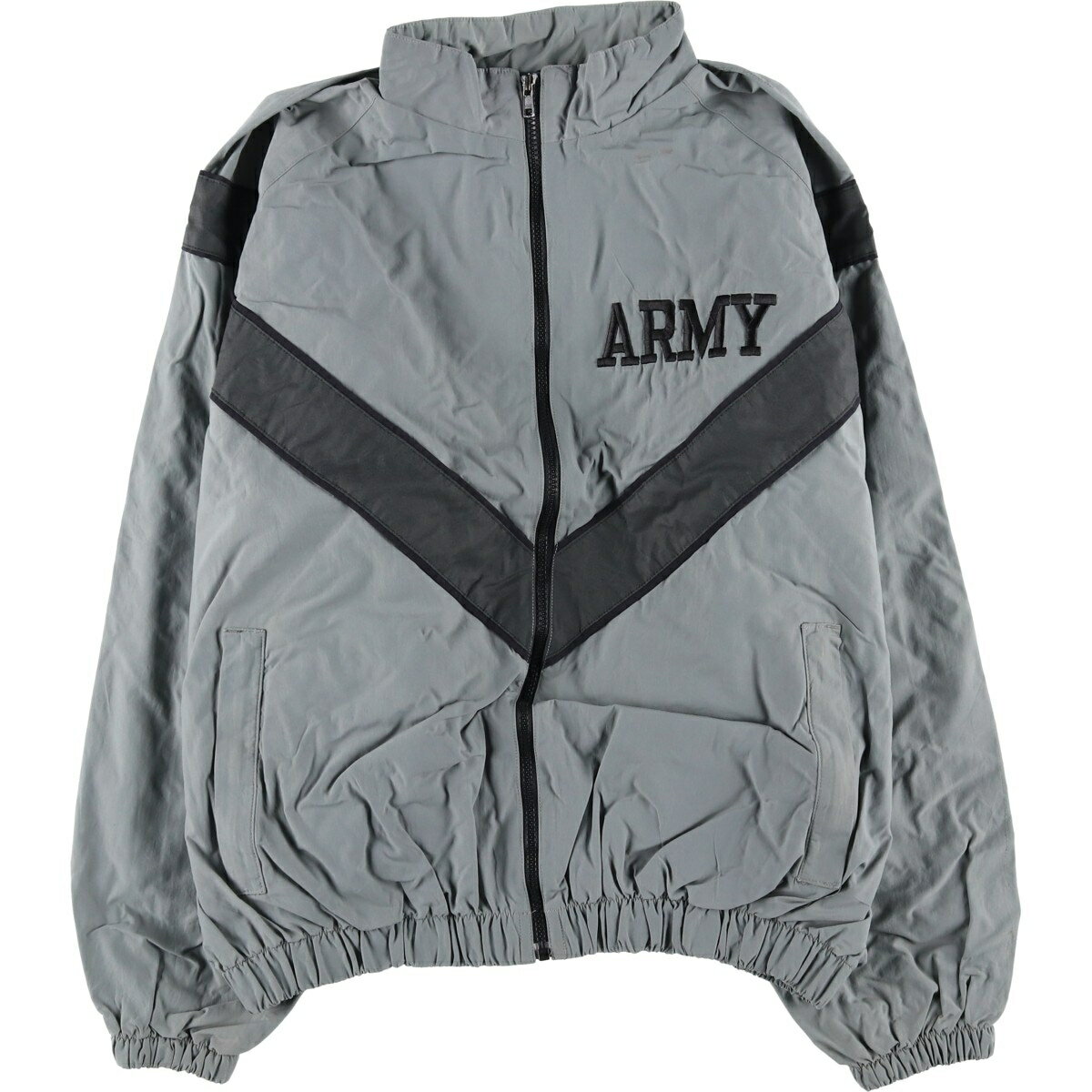 古着 00'S 米軍実品 U.S.ARMY PFU トレーニングジャケット ナイロンジャケット USA製 MEDIUM REGULAR メンズM相当 /eaa612648 【中古】 【260210】