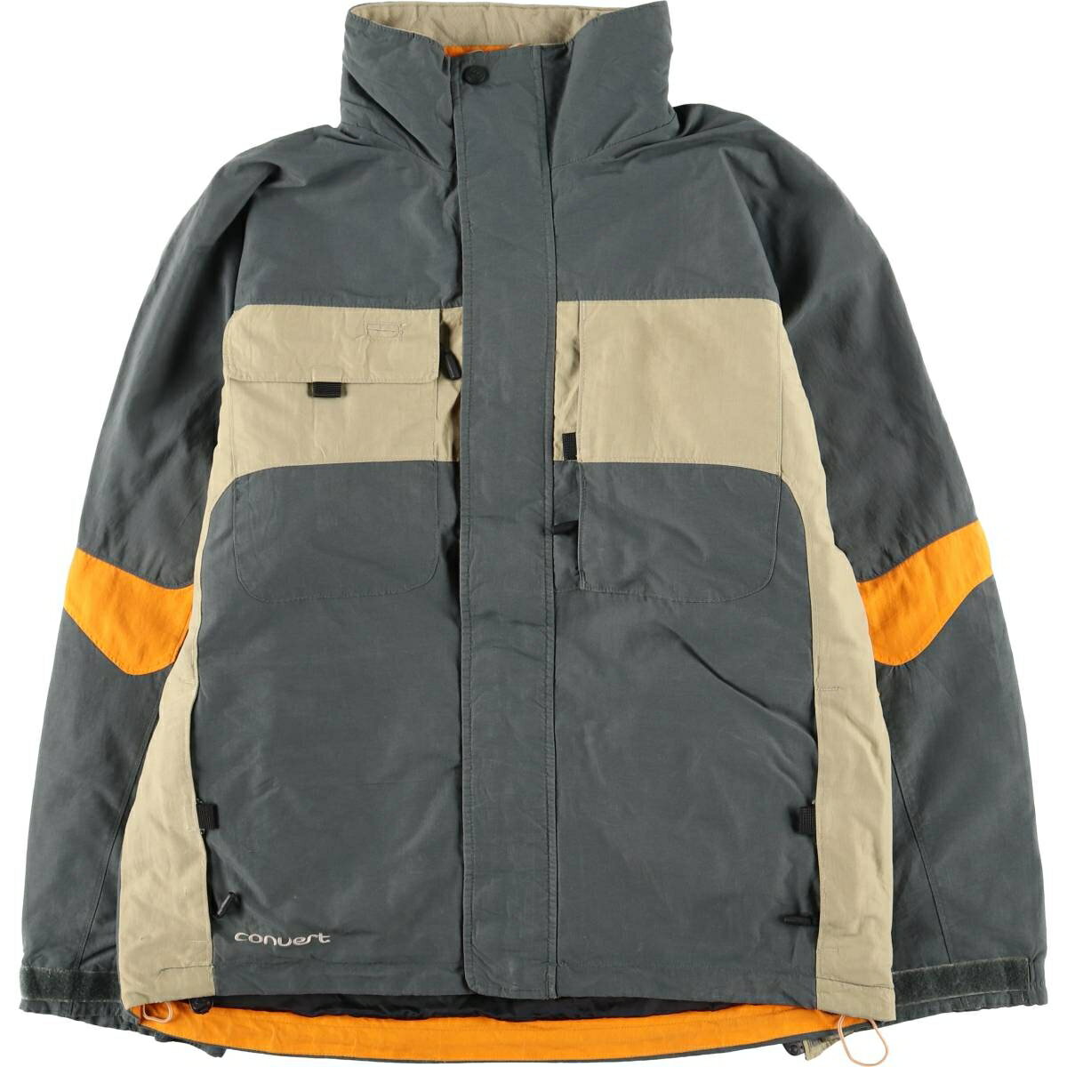 樂天商城 - 古着 90~00'S コロンビア Columbia CONVERT マウンテンジャケット シェルジャケット メンズM相当 ヴィンテージ /eaa612678 【中古】 【260213】 カーキ系 春秋冬