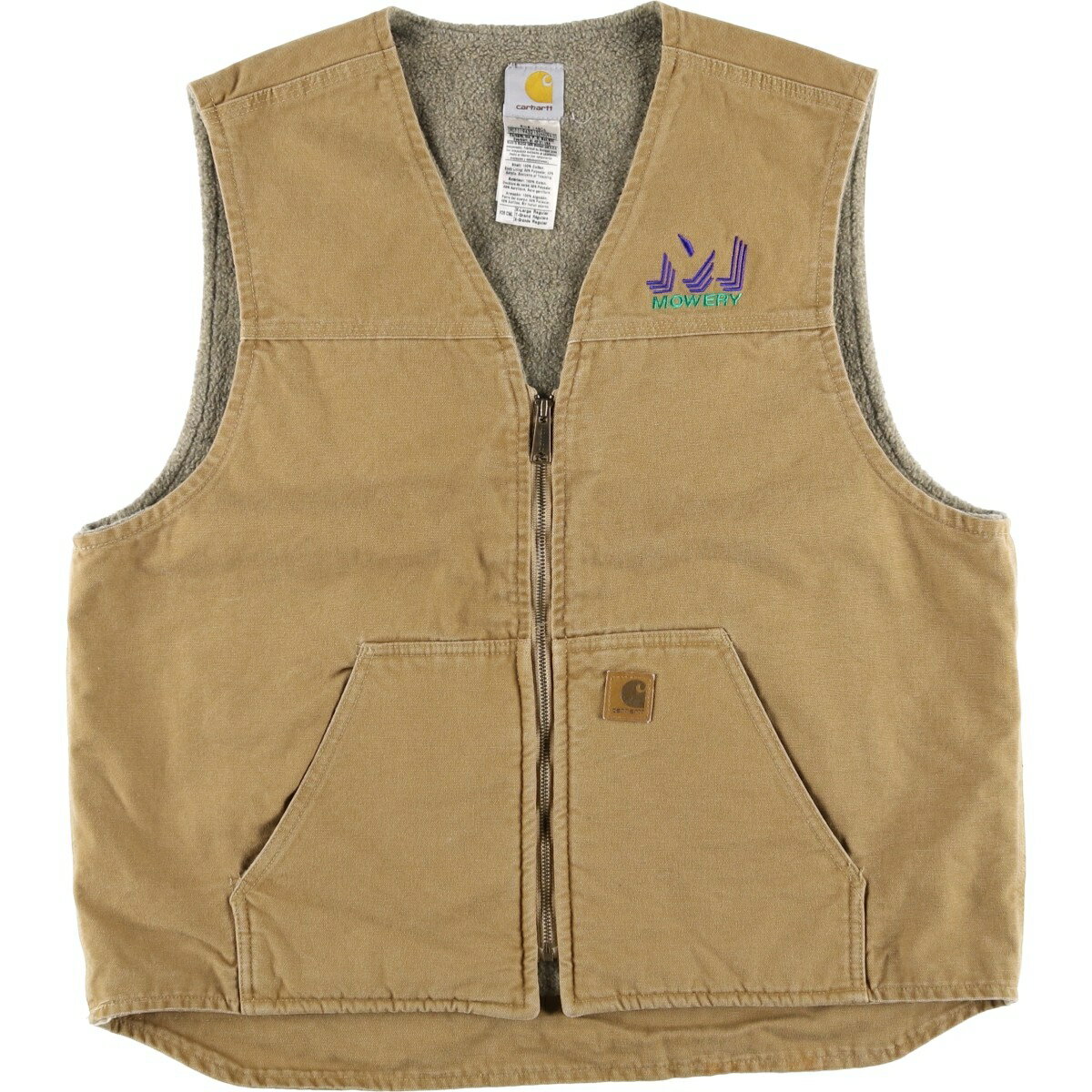 樂天商城 - 古着 00'S カーハート Carhartt ダックベスト メンズXL相当 /eaa612857 【中古】 【260221】 ブラウン系 春秋冬