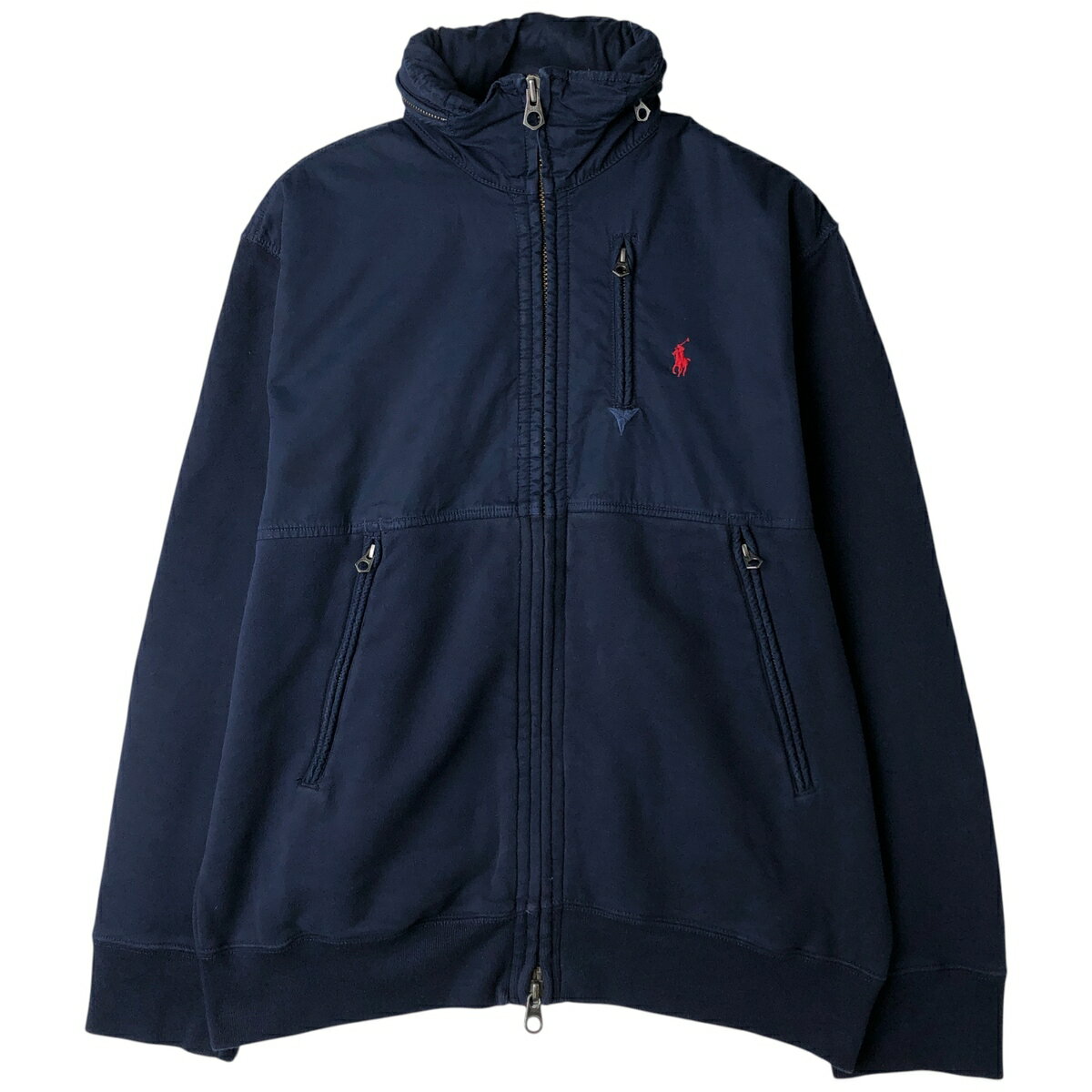 Rakuten - 古着 ラルフローレン Ralph Lauren POLO by Ralph Lauren フルジップスウェットシャツ トレーナー メンズL相当 /eaa612935 【中古】 【260217】 ネイビー系 春夏秋冬