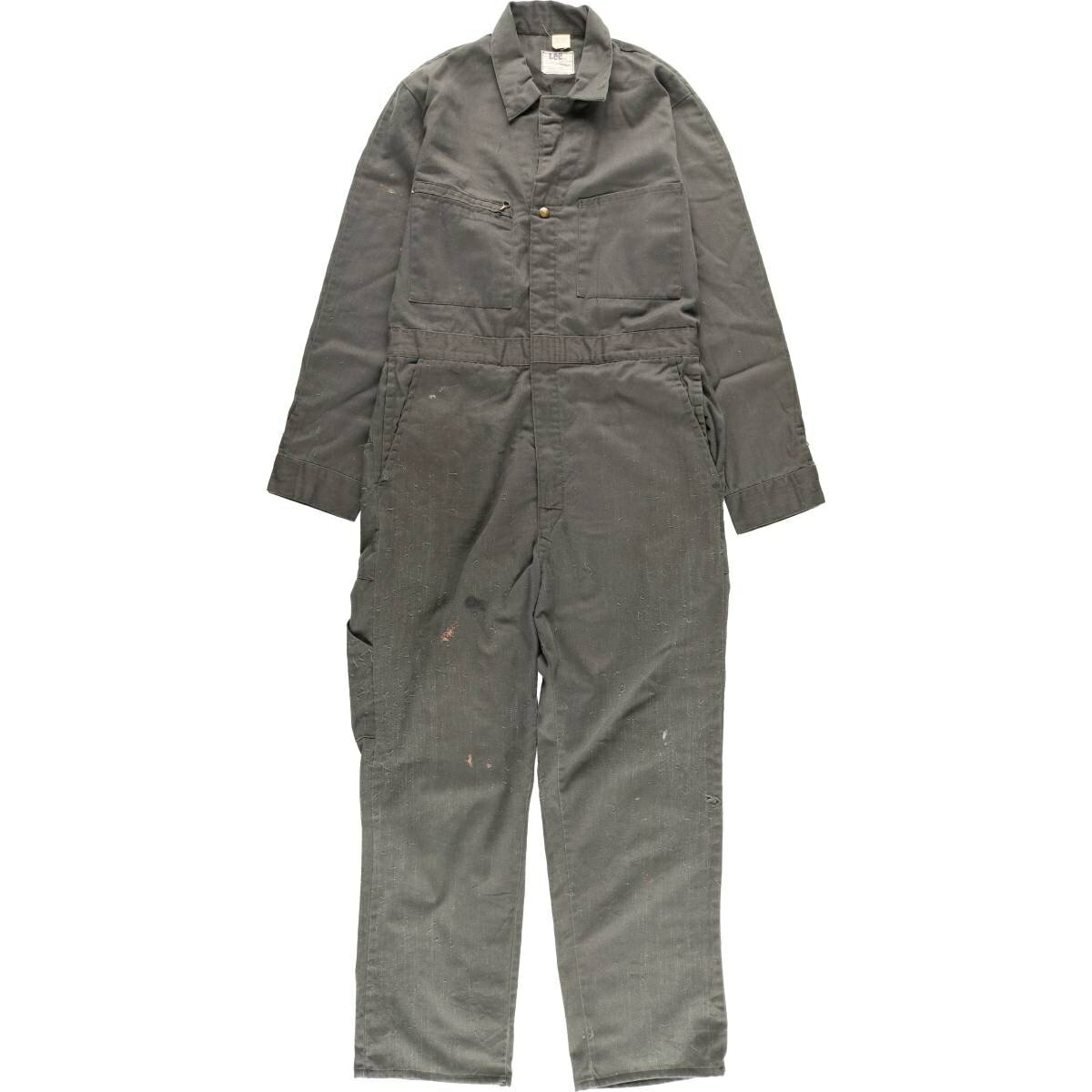 헌옷 70'S 리 Lee Union Alls 긴팔 올인원 연결 USA제 남성 M 상당 빈티지 /eaa613083 [중고] [260223] 그레이계 봄 여름 가을 겨울