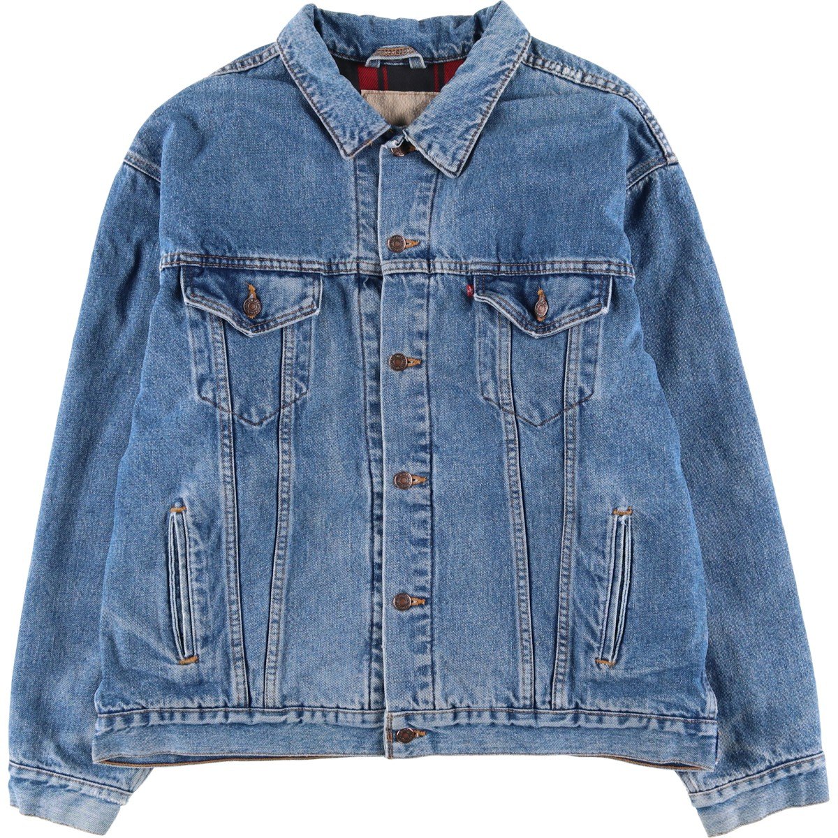 古着 ~90'S リーバイス Levi's デニムジャケット Gジャン USA製 メンズXL相当 ヴィンテージ /eaa613144 【中古】 【260218】 ブルー系 春秋冬