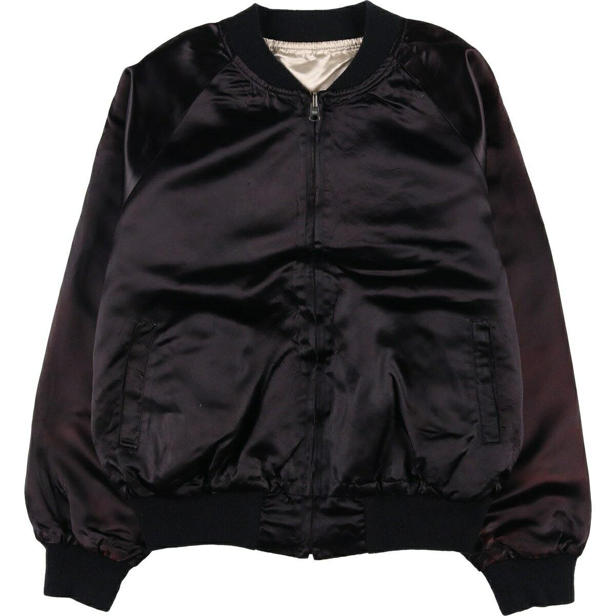 樂天商城 - 古着 AAARDVARK'S リバーシブル ナイロンブルゾン USA製 メンズL相当 /eaa613194 【中古】 【260220】 ブラック系 春秋冬