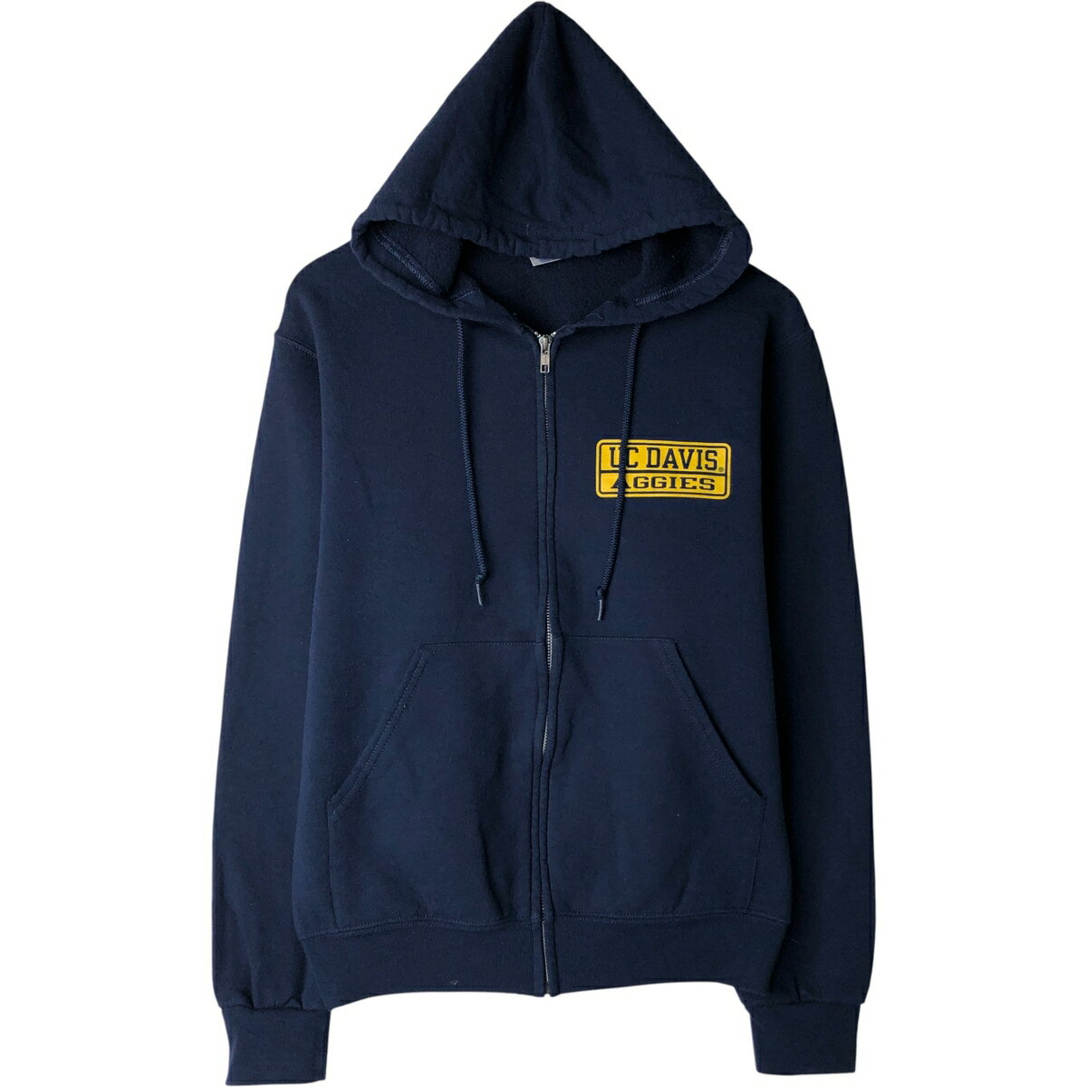古着 00'S~ ジャージーズ Jerzees NuBlend カレッジ スウェットフルジップパーカー レディースS相当 /eaa613280    【SS2606_10