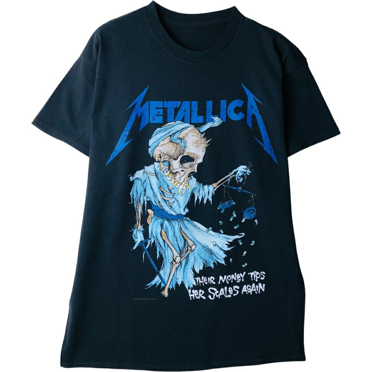 樂天商城 - 古着 METALLICA メタリカ バンドTシャツ バンT メンズM相当 /eaa613499 【中古】 【260220】 ブラック系 春夏秋