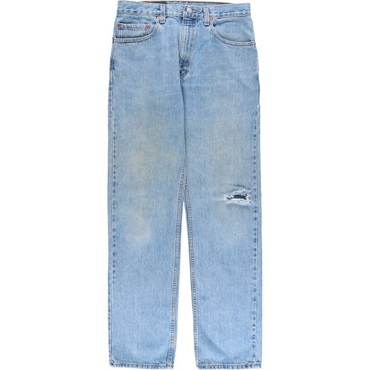 樂天商城 - 古着 リーバイス Levi's 505 REGULAR FIT STRAIGHT LEG ストレートデニムパンツ USA製 メンズw31相当 /eaa613633 【中古】 【260223】 ブルー系 春夏秋冬