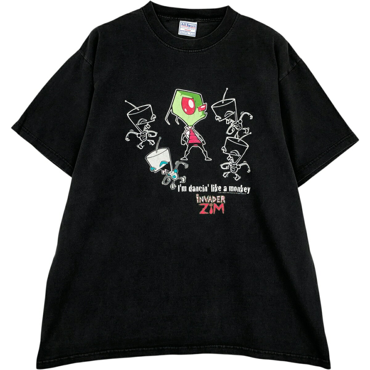 古着 00'S All Sports INVADERZIM インベーダージム プリントTシャツ メンズXL相当 /eaa613693 【中古】 【260302】