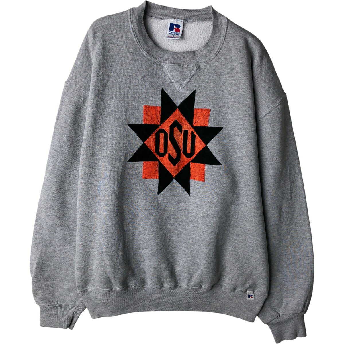 樂天商城 - 古着 90'S ラッセル Russell カレッジスウェットシャツ トレーナー USA製 メンズL相当 ヴィンテージ /eaa613759 【中古】 【260219】 グレー系 春夏秋冬