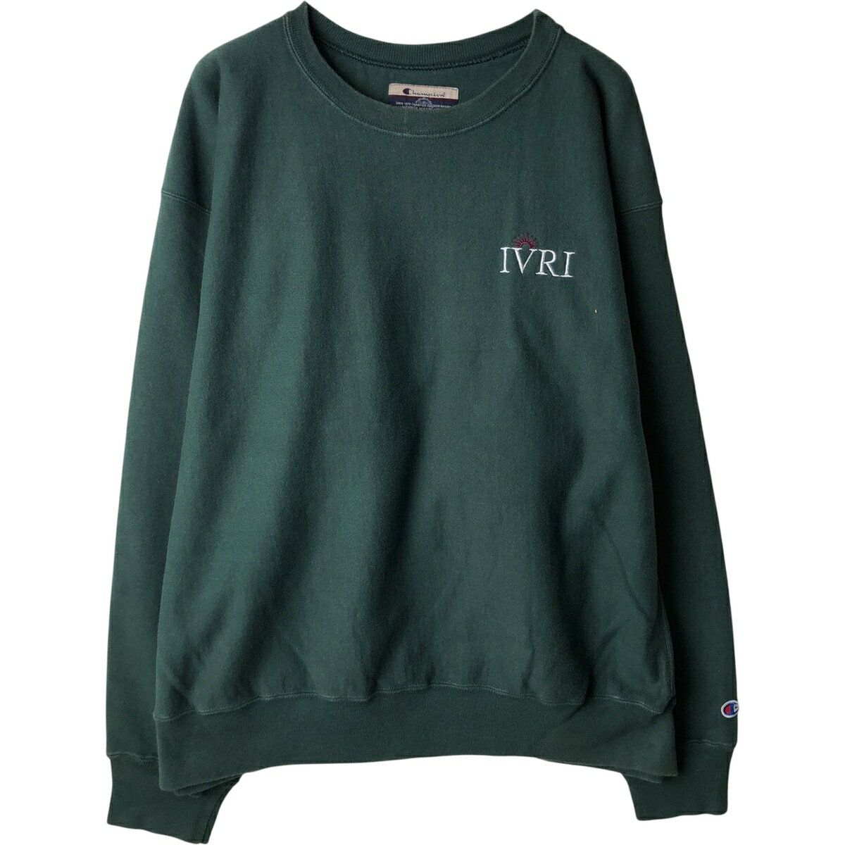 Rakuten - 古着 00'S チャンピオン Champion PREMIUM REVERSE WEAVE プレミアムリバースウィーブ アドバタイジング スウェットシャツ トレーナー メンズXXL相当 /eaa613776 【中古】 【260216】 グリーン系 春夏秋冬