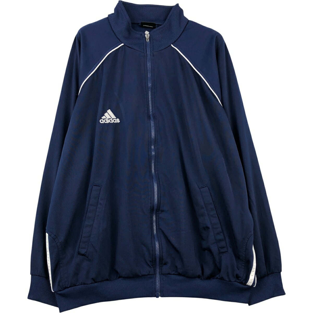 樂天商城 - 古着 00'S アディダス adidas ジャージ トラックジャケット メンズL相当 /eaa613826 【中古】 【260216】 ネイビー系 春秋冬