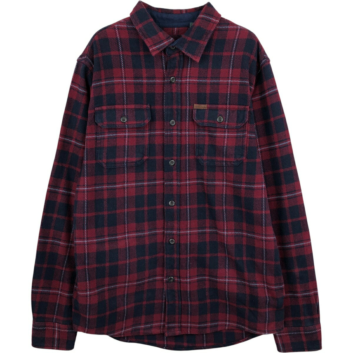 Rakuten - 古着 オービス ORVIS 長袖 フランネルチェックシャツ メンズM相当 /eaa614000 【中古】 【260216】 レッド系 春夏秋冬