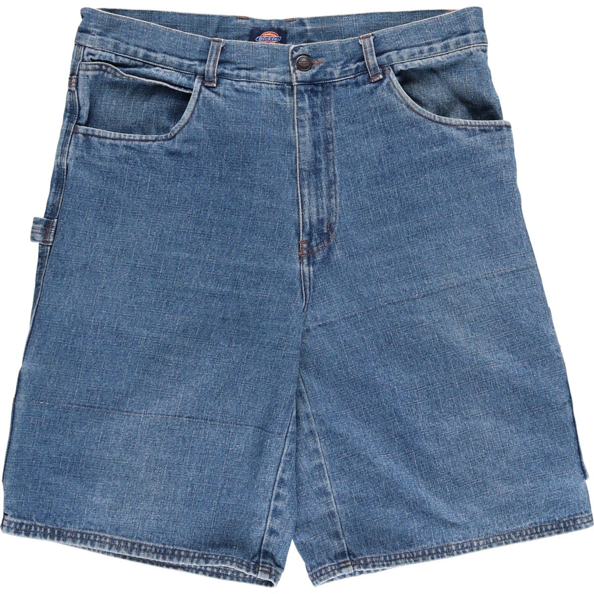 古着 ディッキーズ Dickies デニムペインターショーツ ハーフパンツ メンズw34相当 /eaa614108 【中古】 【260219】 ブルー系 春夏秋