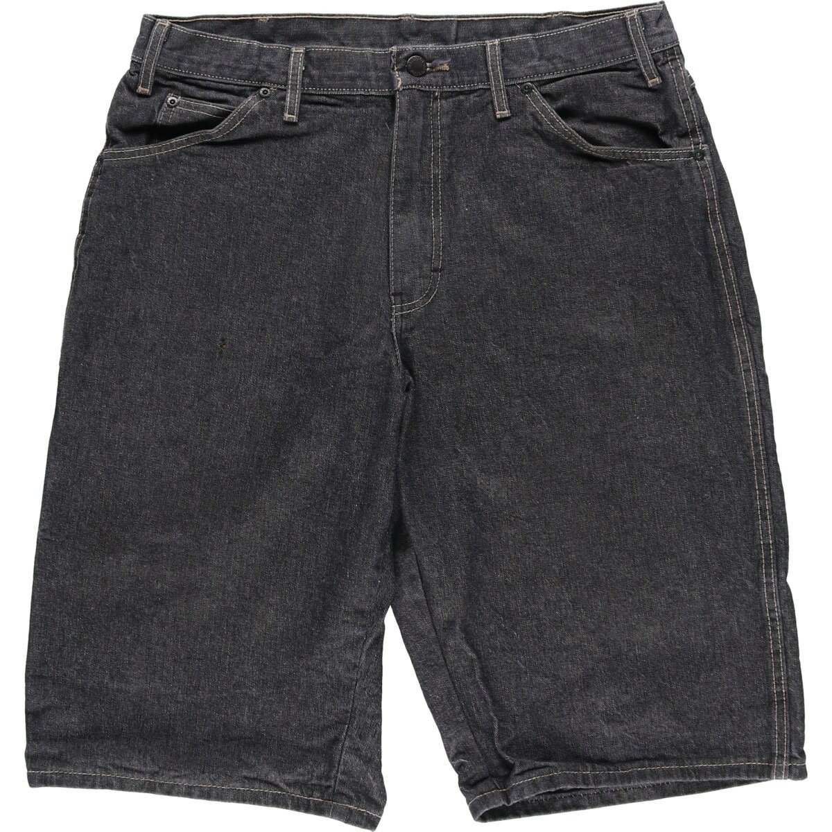 Rakuten - 古着 ディッキーズ Dickies ブラックデニムショーツ ハーフパンツ メンズw35相当 /eaa614113 【中古】 【260219】 ブラック系 春夏秋