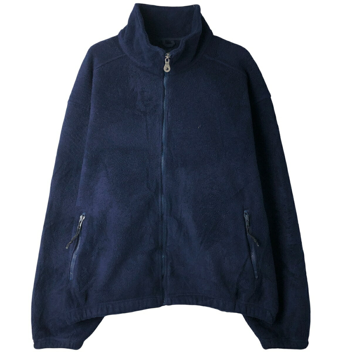 樂天商城 - 古着 80~90'S ランズエンド LANDS' END フリースジャケット USA製 メンズL相当 ヴィンテージ /eaa614181 【中古】 【260221】 【GR-NV】 ネイビー系 春秋冬