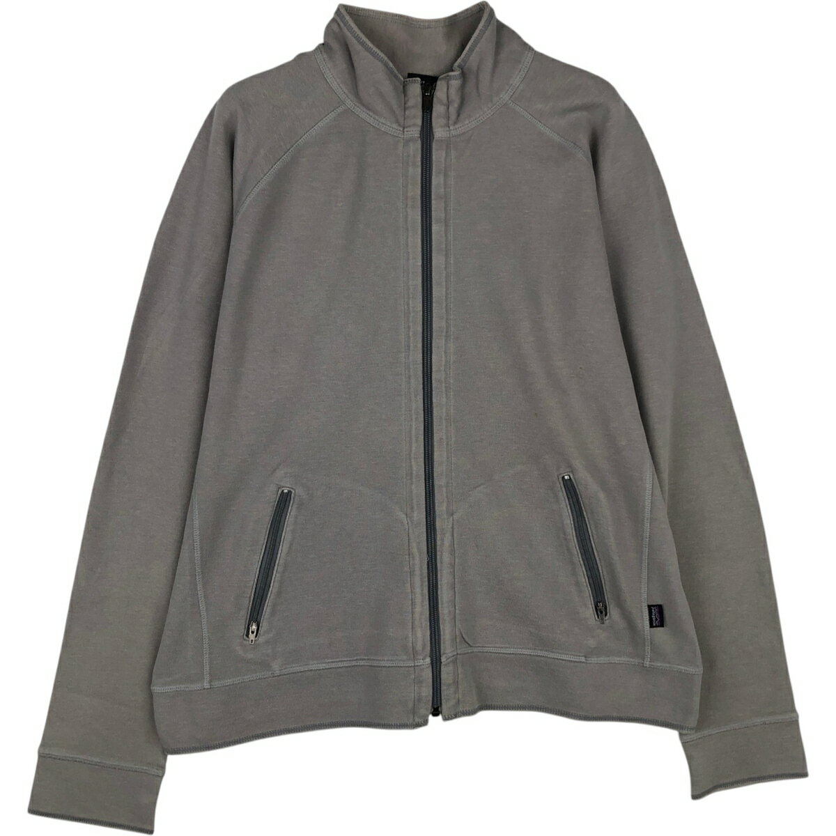 American Casual - 古着 00'S パタゴニア Patagonia ORGANIC COTTON オーガニックコットン 27530S8 フルジップスウェットシャツ トレーナー メンズM相当 /eaa614352 【中古】 【260314】 グレー系 春夏秋冬