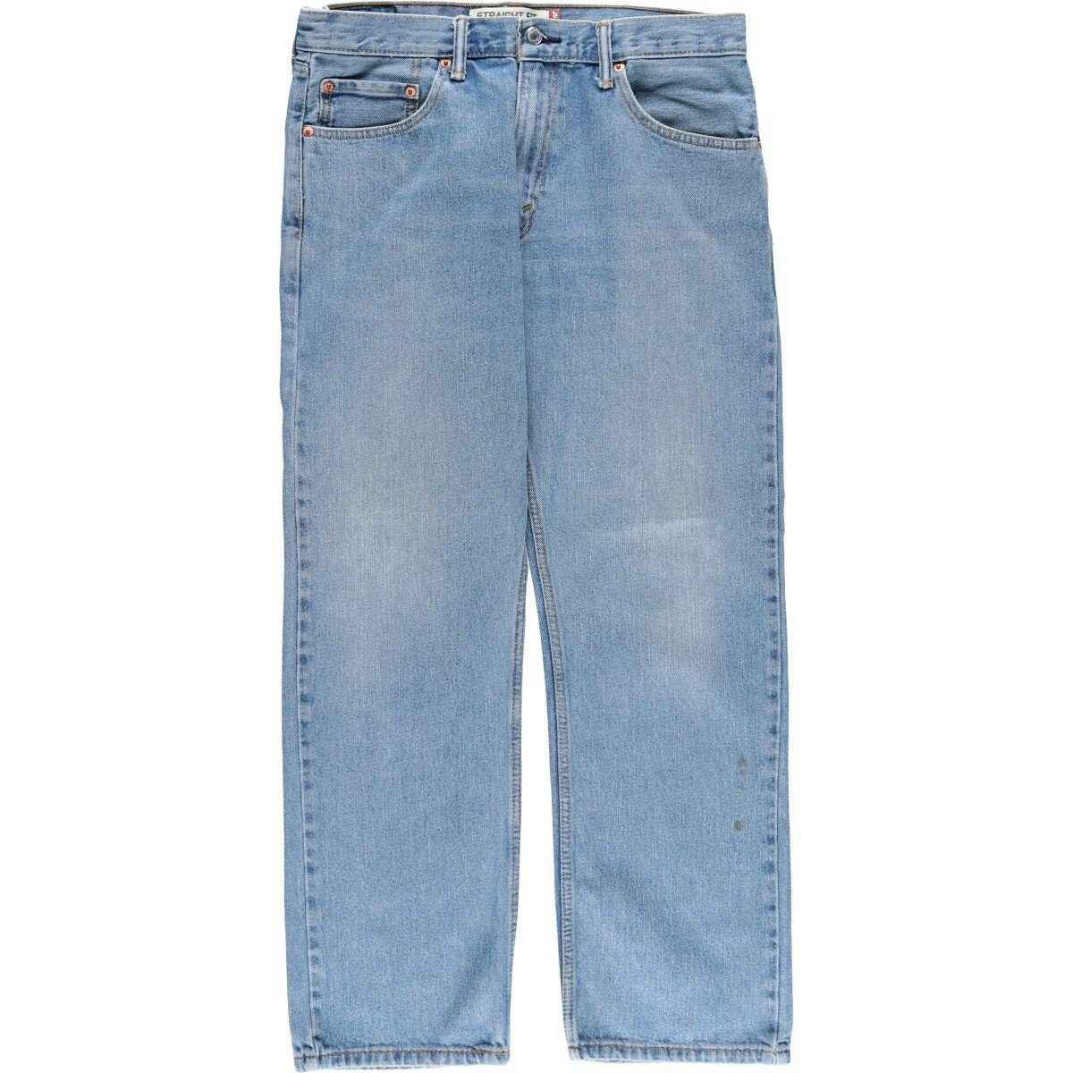 乐天商城 - 古着 リーバイス Levi's 505 STRAIGHT FIT テーパードデニムパンツ メンズw33相当 /eaa614432 【中古】 【260314】 ブルー系 春夏秋冬