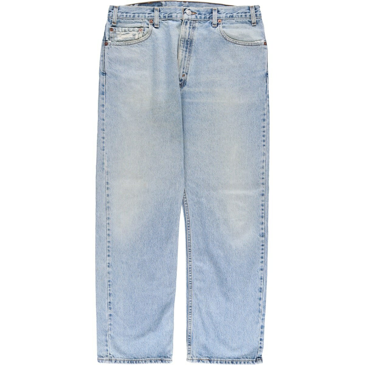 樂天商城 - 古着 00'S リーバイス Levi's 505 REGULAR FIT STRAIGHT LEG テーパードデニムパンツ メンズw35相当 /eaa614657 【中古】 【260313】 ブルー系 春夏秋冬
