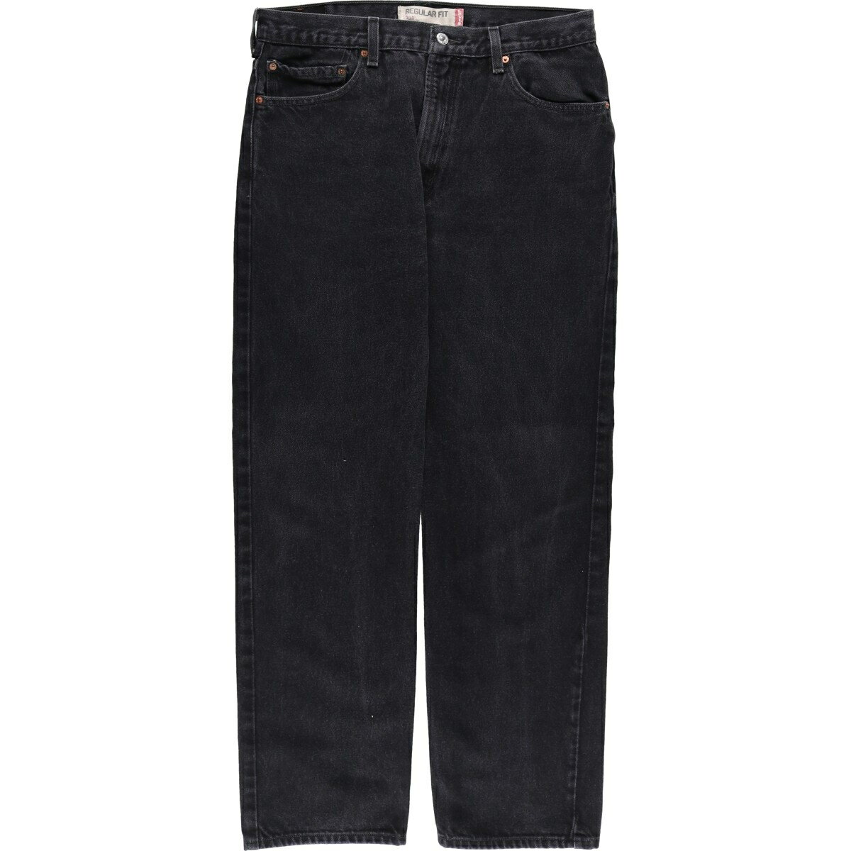 古着 リーバイス Levi's 505 REGULAR FIT ブラックデニム テーパードデニムパンツ メンズw35相当 /eaa614664 【中古】 【260313】 ブラック系 春夏秋冬