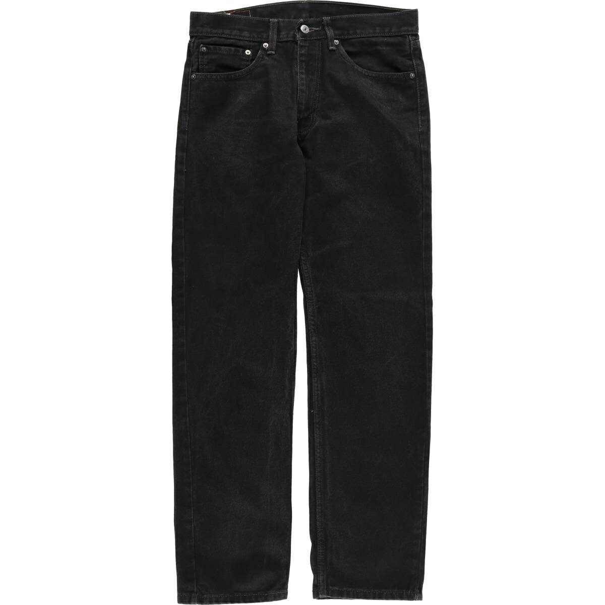古着 リーバイス Levi's 505 ブラックデニム テーパードデニムパンツ メンズw34相当 /eaa614669 【中古】 【260310】 ブラック系 春夏秋冬