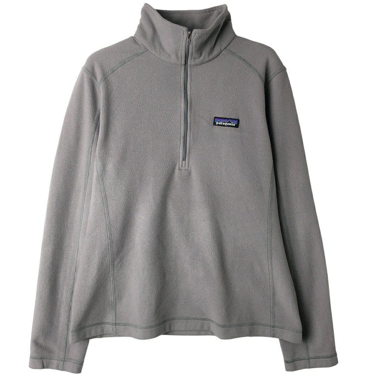 樂天商城 - 古着 パタゴニア Patagonia マイクロD 26278SP17 ハーフジップ フリースプルオーバー レディースM相当 /eaa614878 【中古】 【260221】 【ADEL/アデル】 グレー系 春秋冬