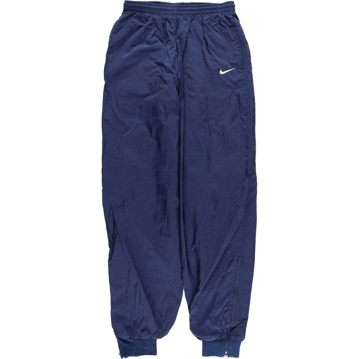 Rakuten - 古着 90'S ナイキ NIKE ナイロンパンツ シャカシャカパンツ メンズM相当 ヴィンテージ /eaa614897 【中古】 【260223】 ネイビー系 春夏秋冬