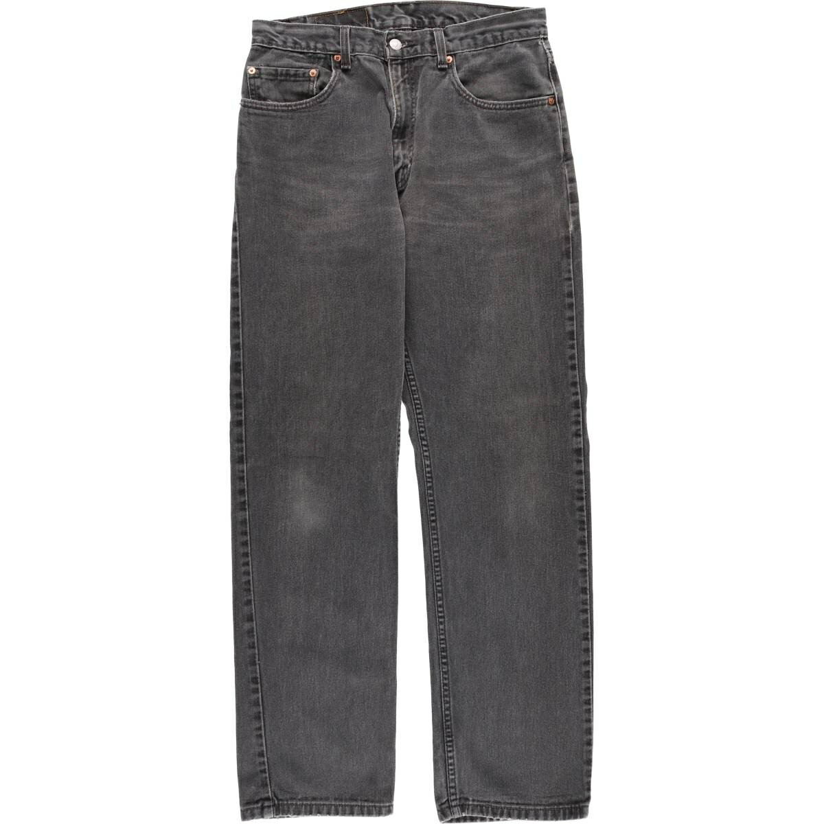 Rakuten - 古着 00'S リーバイス Levi's 505 REGULAR FIT ブラックデニム テーパードデニムパンツ メンズw32相当 /eaa614904 【中古】 【260309】 ブラック系 春夏秋冬