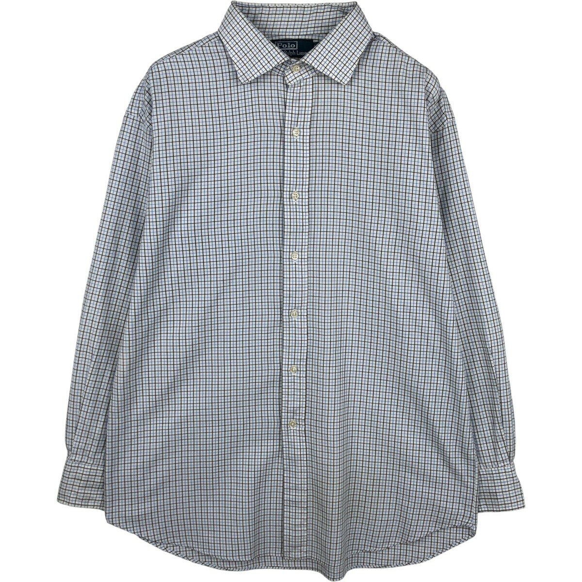 Rakuten - 古着 ラルフローレン Ralph Lauren POLO by RALPH LAUREN REGENT CLASSIC FIT 長袖 コットンシャツ メンズXL相当 /eaa614955 【中古】 【260223】 ホワイト系 春夏秋冬