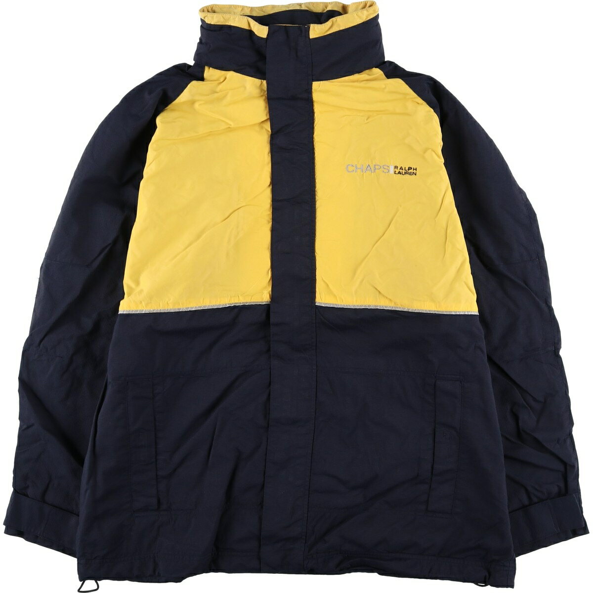 Other - 古着 ラルフローレン Ralph Lauren CHAPS チャップス ナイロンジャケット ロシア製 メンズL相当 /eaa615002 【中古】 【260221】 イエロー系 春秋冬
