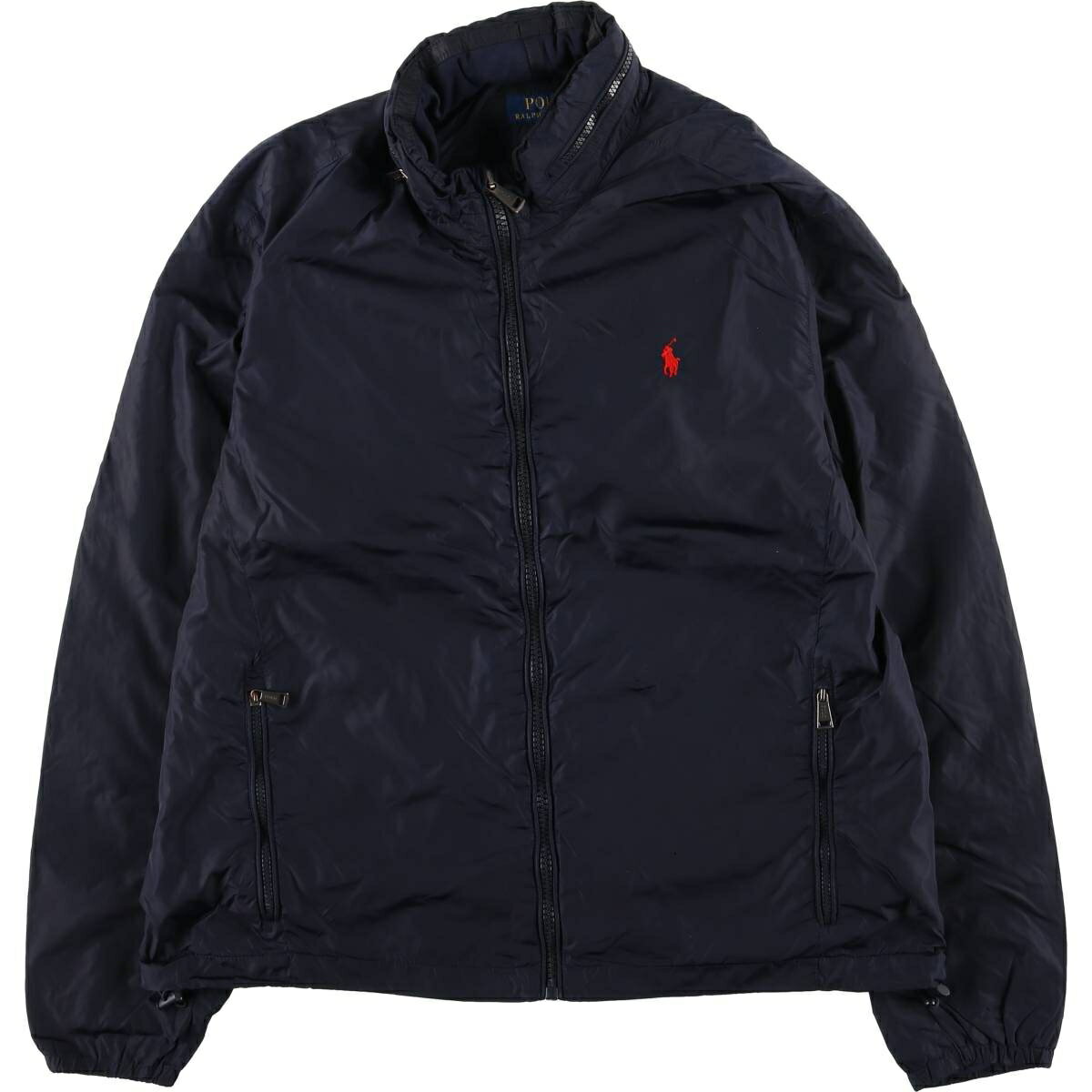 樂天商城 - 古着 ラルフローレン Ralph Lauren POLO RALPH LAUREN ナイロンジャケット メンズXL相当 /eaa615006 【中古】 【260221】 ネイビー系 春秋冬