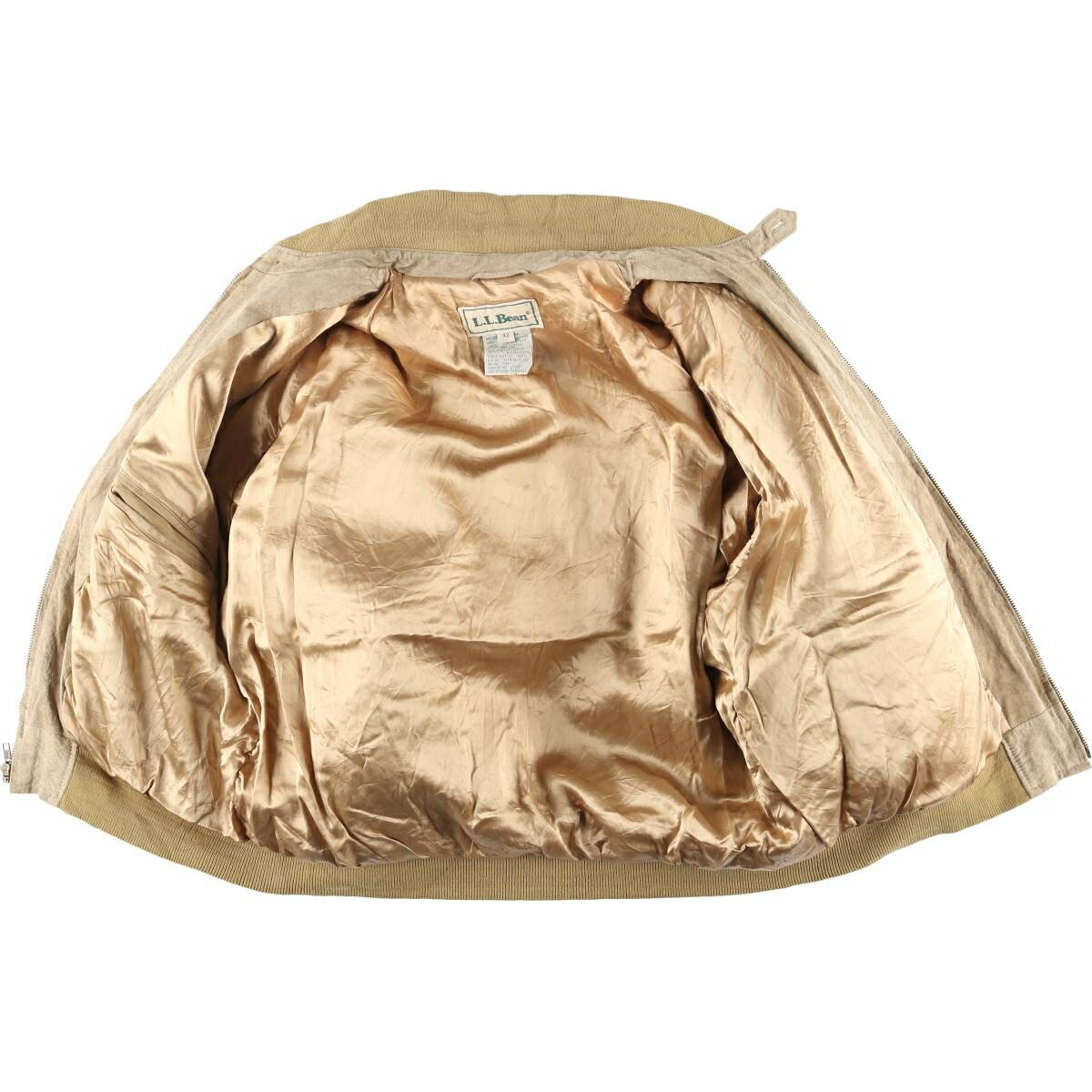 古着 80~90'S エルエルビーン L.L.Bean 中綿入り スエードレザーブルゾン メンズXL相当 /eaa615039 【中古】 【260220】