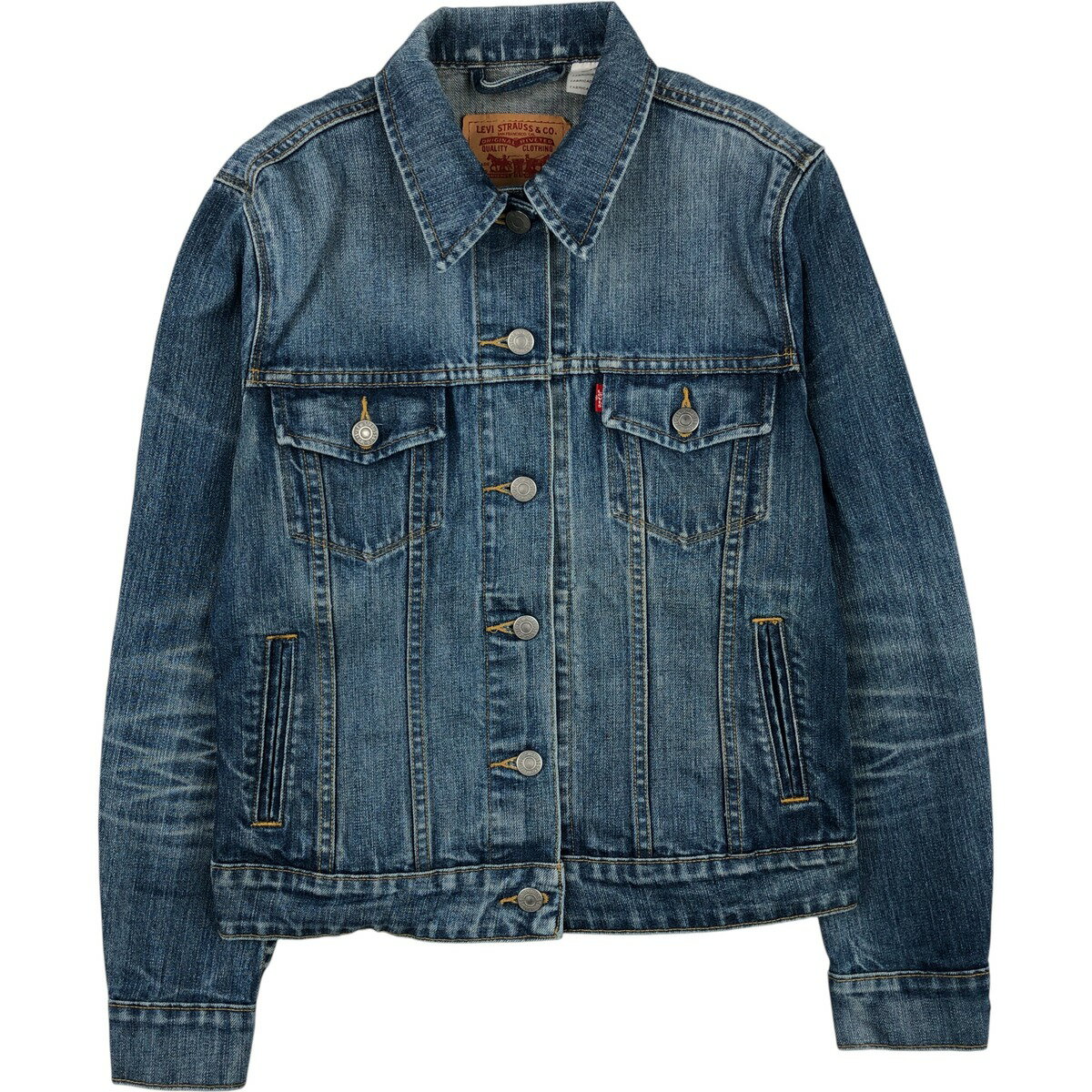 古着 リーバイス Levi's デニムジャケット Gジャン レディースS相当 /eaa615064 【中古】 【260222】 【Elulu/エルル】