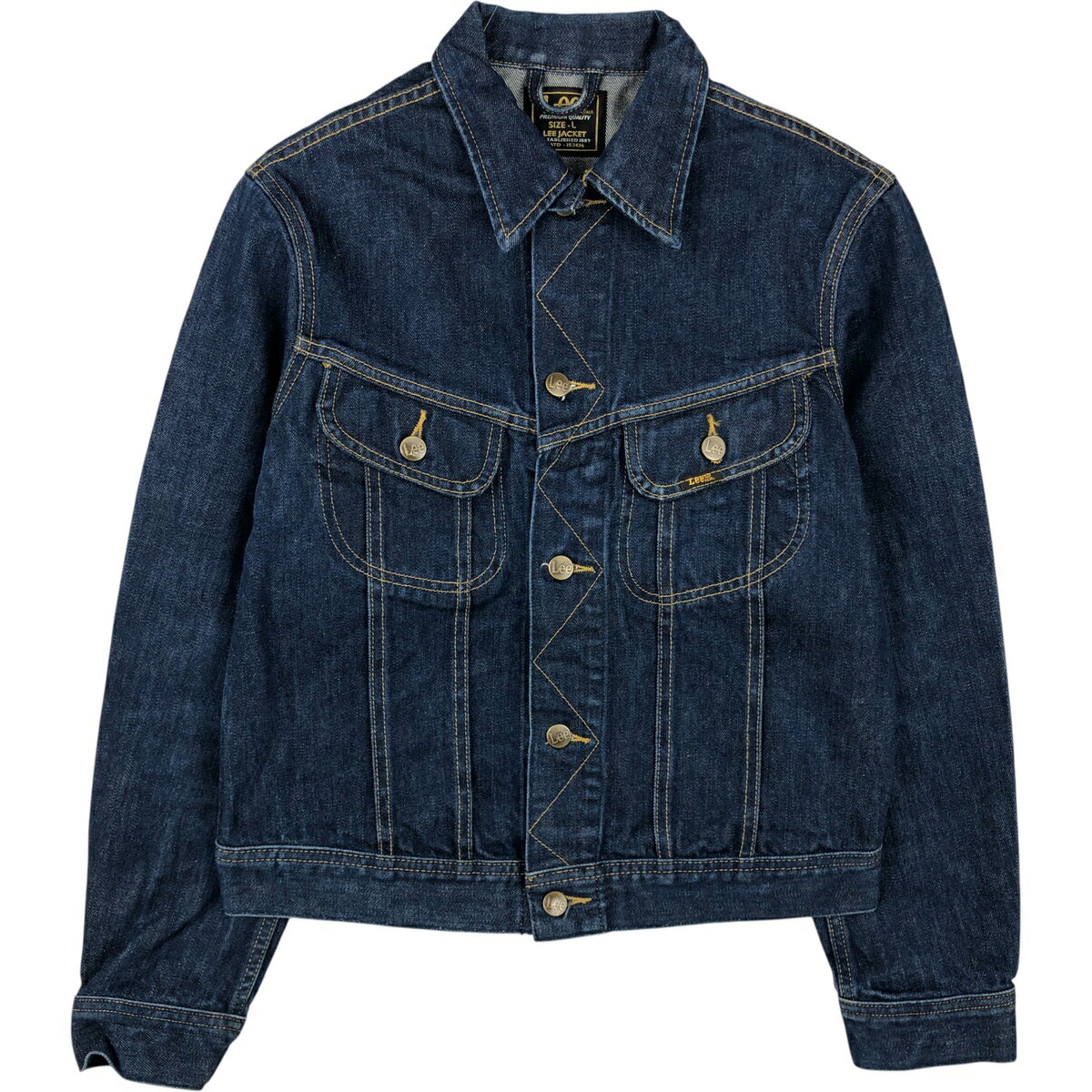 古着 リー Lee デニムジャケット Gジャン レディースL相当 /eaa615070 【中古】 【260222】 【ADEL/アデル】 ブルー系 春秋冬