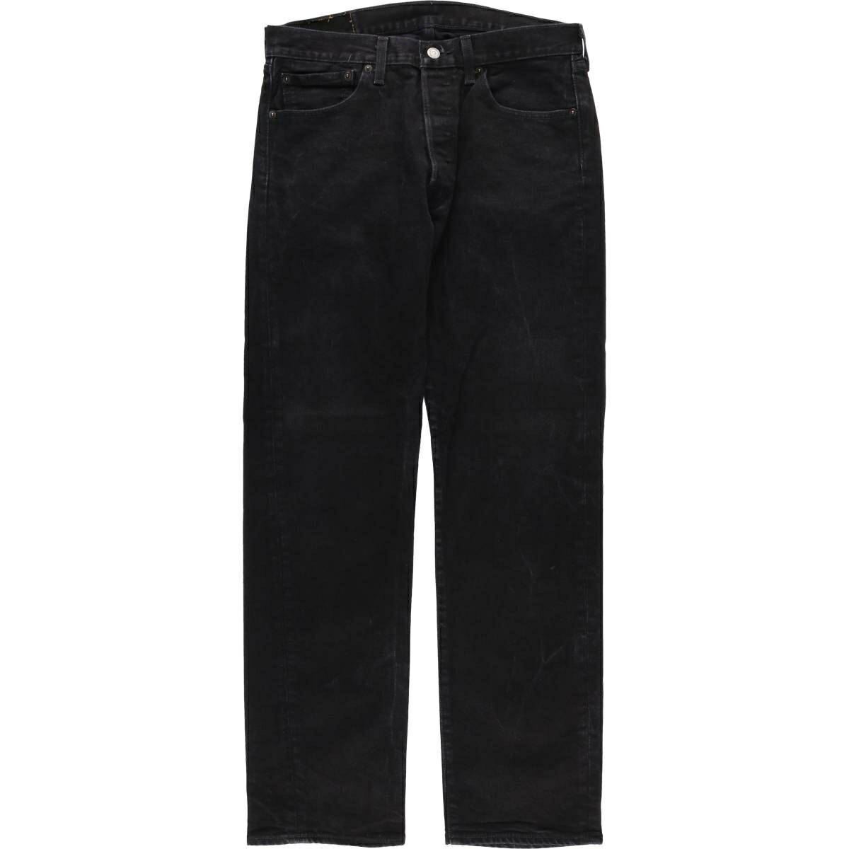 Rakuten - 古着 リーバイス Levi's 501 ブラックデニム ストレートデニムパンツ メンズw32相当 /eaa615379 【中古】 【260223】 ブラック系 春夏秋冬