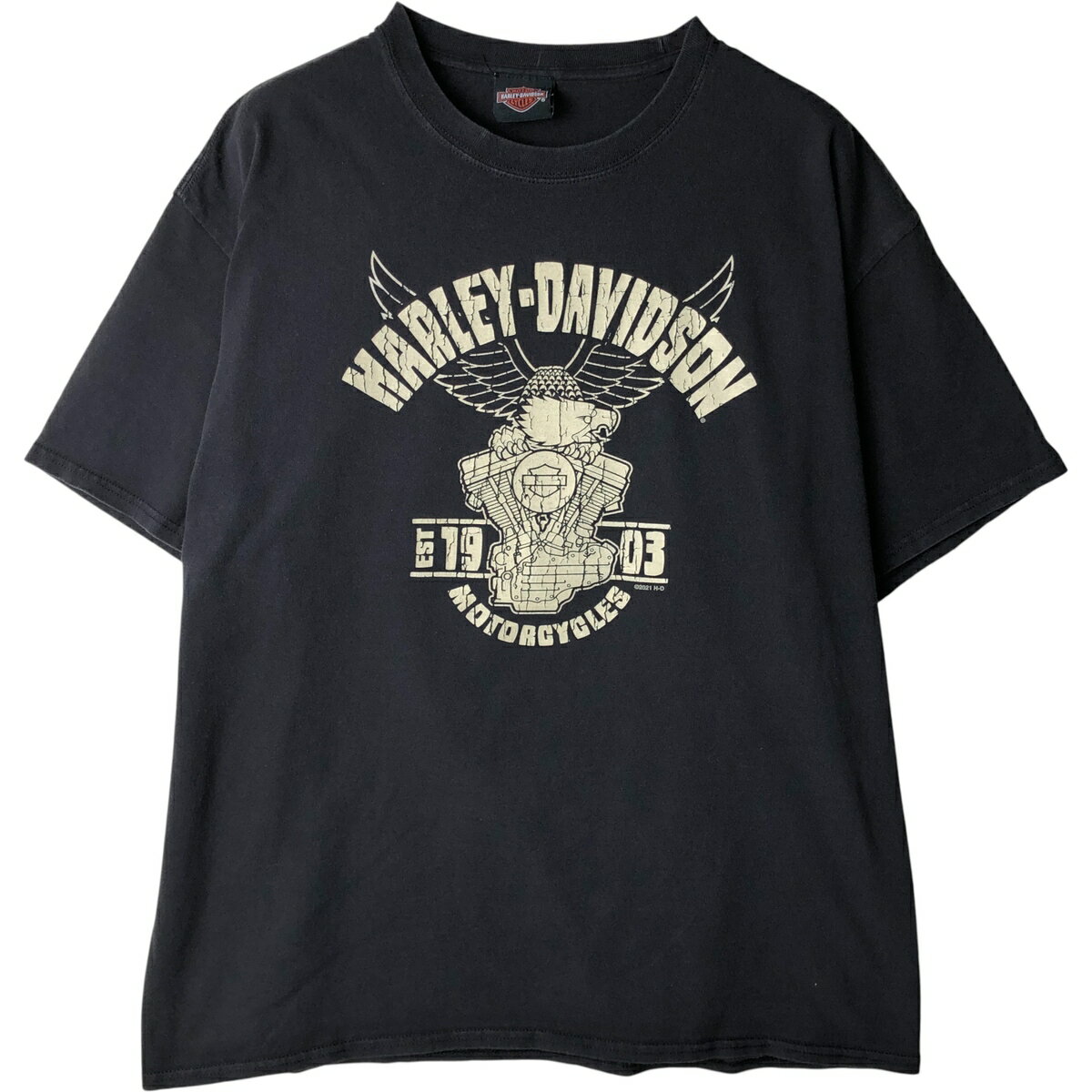 古着ハーレーダビッドソン（Harley-Davidson）黒サイズL 47 楽天市場】ハーレーダビッドソン 古着の通販