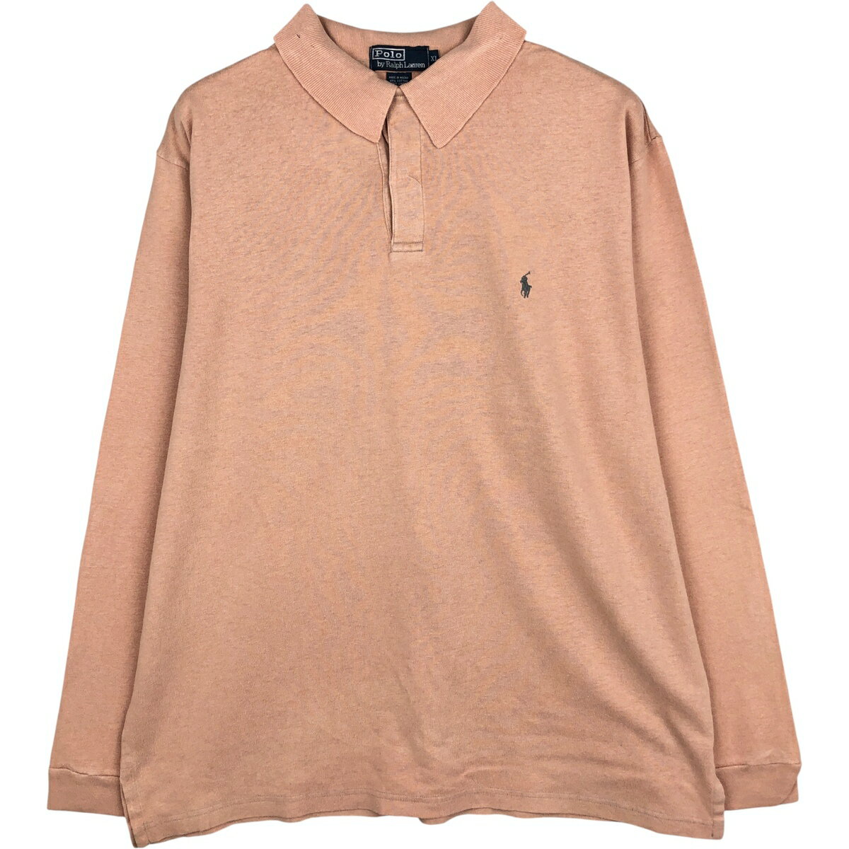 雰囲気◎ Polo by Ralph Lauren M ベージュ 長袖ポロシャツ 楽天市場】ラルフローレン 長袖ポロシャツ（カラーベージュ）（メンズ