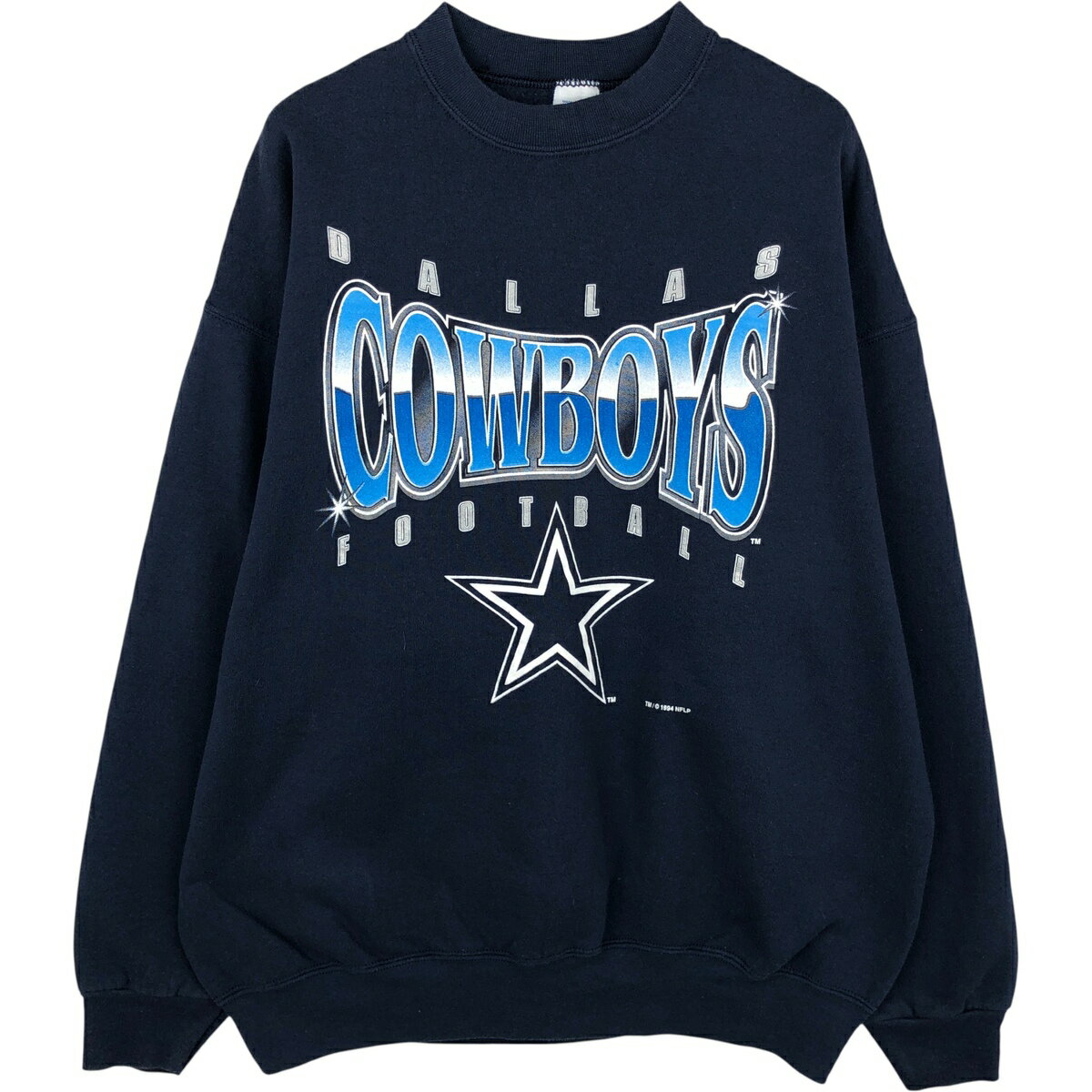 古着 90'S SALEM NFL DALLAS COWBOYS ダラスカウボーイズ プリントスウェットシャツ トレーナー USA製 メンズXXL相当 ヴィンテージ /eaa615513 【中古】 【260223】