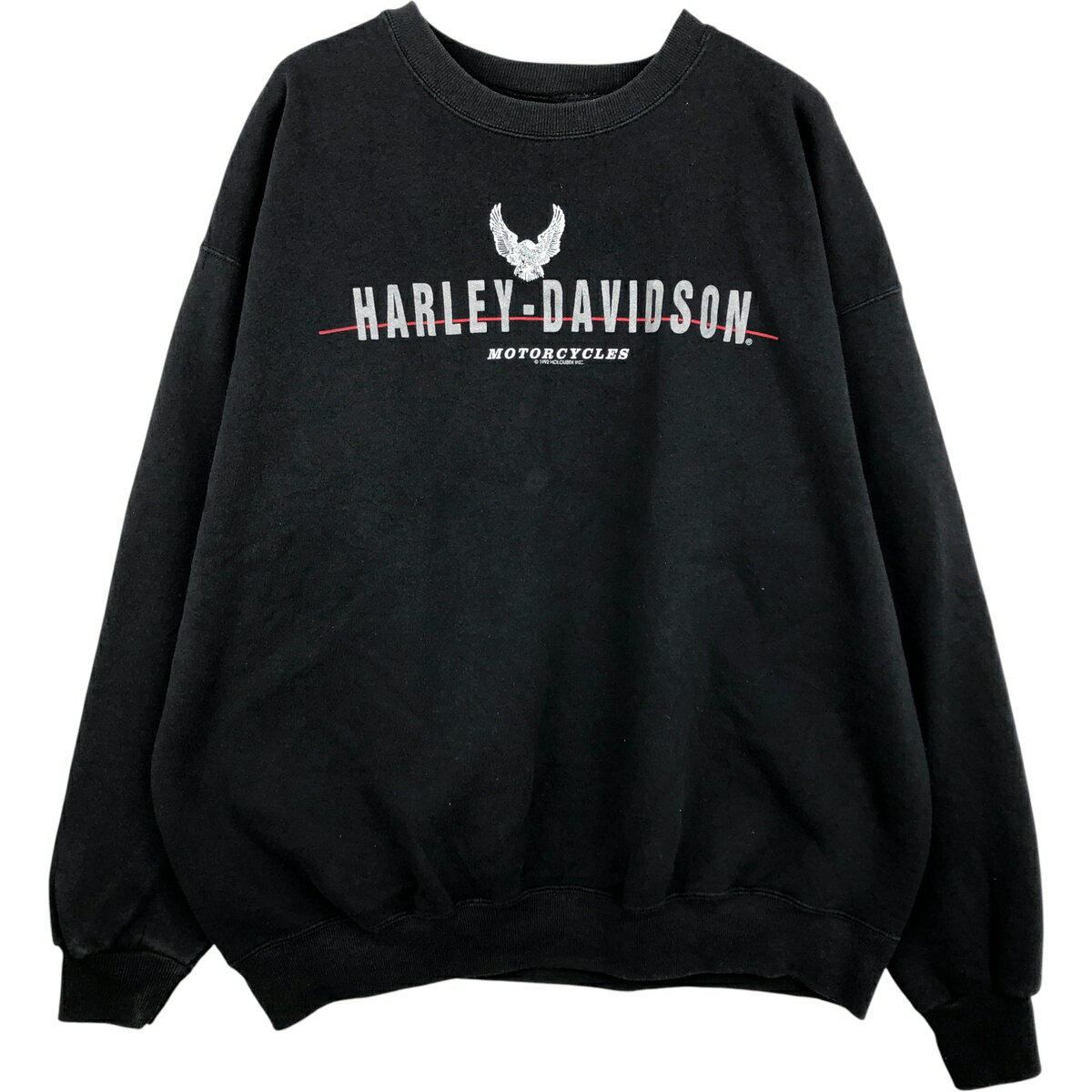 乐天商城 - 古着 90'S ハーレーダビッドソン Harley-Davidson 鷲柄 イーグル柄 アドバタイジング スウェットシャツ トレーナー USA製 メンズXXL相当 ヴィンテージ /eaa615596 【中古】 【260223】 【SS2606_10】