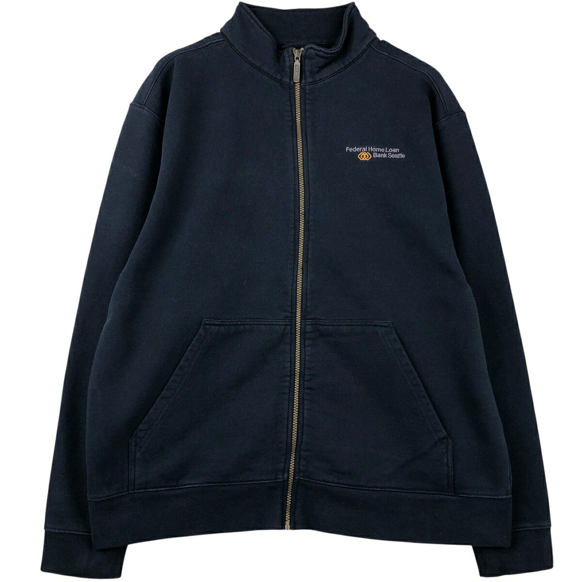 古着 90~00'S エルエルビーン L.L.Bean アドバタイジング フルジップスウェットシャツ トレーナー メンズL相当 ヴィンテージ /eaa61571..