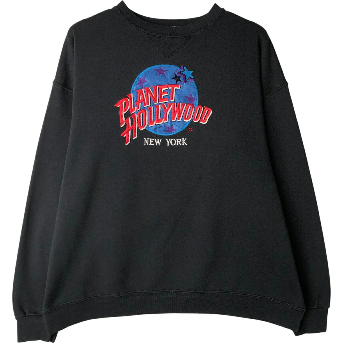 古着 90'S PLANET HOLLYWOOD プラネットハリウッド アドバタイジング スウェットシャツ トレーナー USA製 メンズXL相当 ヴィンテージ /..