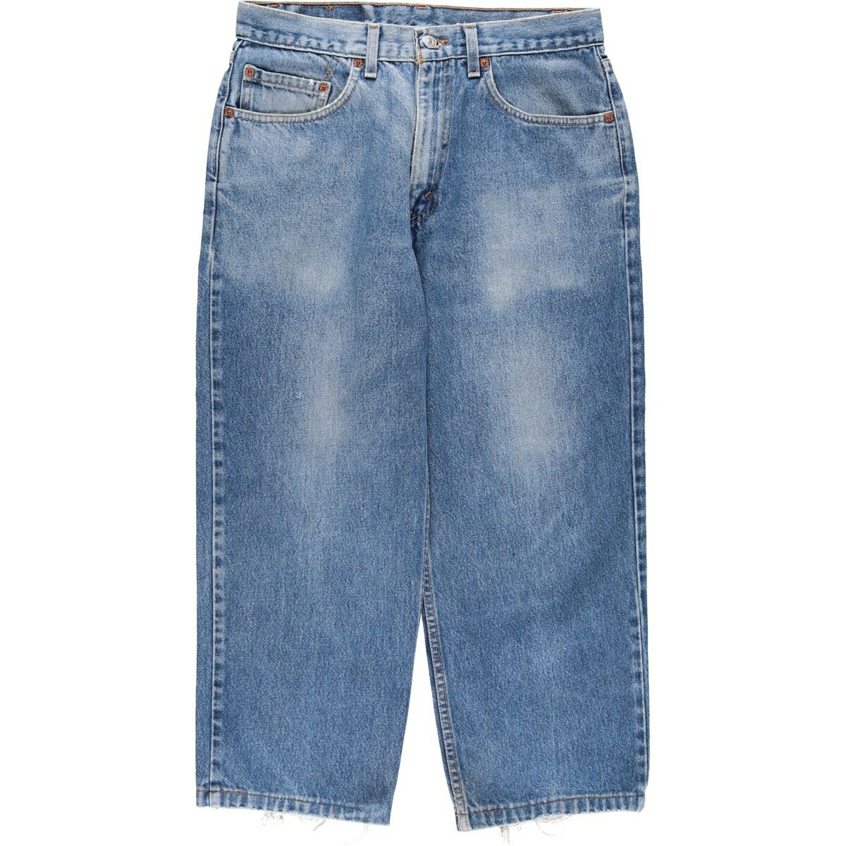 Rakuten - 古着 00'S リーバイス Levi's 550 RELAXED FIT テーパードデニムパンツ USA製 レディースXL(w32)相当 /eaa615839 【中古】 【260223】 【Elulu/エルル】 ブルー系 春夏秋冬